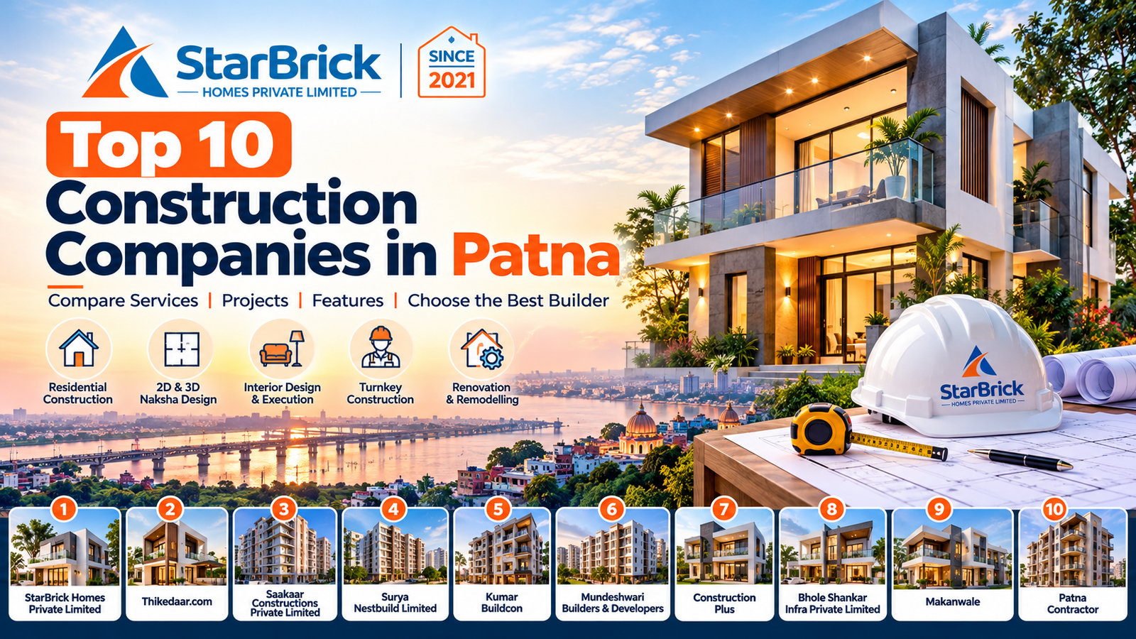 Top 10 construction companies in Patna